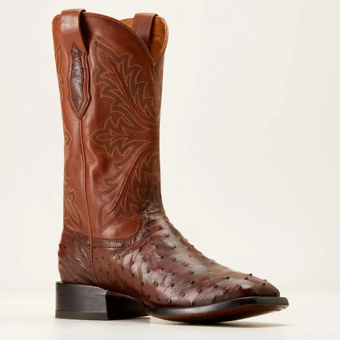 Bench Made Bassett Western Boot Bourbon Full Quill Ostrich Men Ariat Western Boots Bench Made Bassett Western Boot Bourbon Full Quill Ostrich Men Ariat Western Boots