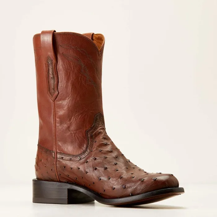 Bench Made Clanton Western Boot Bourbon Full Quill Ostrich Men Ariat Western Boots Bench Made Clanton Western Boot Bourbon Full Quill Ostrich Men Ariat Western Boots