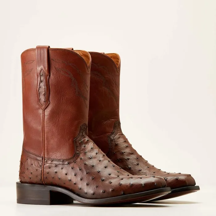 Bench Made Clanton Western Boot Bourbon Full Quill Ostrich Men Ariat Western Boots Bench Made Clanton Western Boot Bourbon Full Quill Ostrich Men Ariat Western Boots