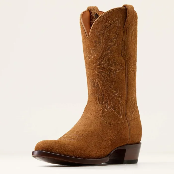Bench Made James Western Boot Oiled Tan Roughout Men Ariat Western Boots