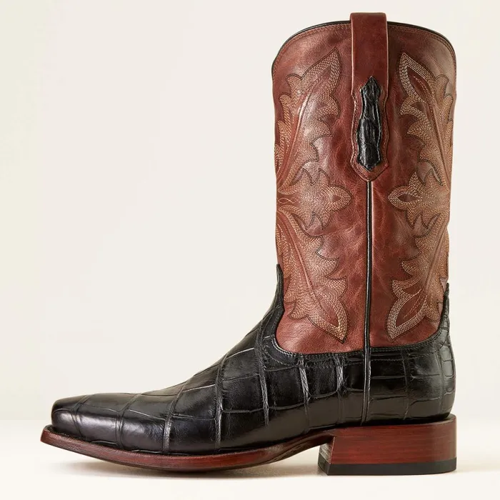 Bench Made Stilwell Western Boot Black American Alligatorwhiskey Brown Men Ariat Western Boots Bench Made Stilwell Western Boot Black American Alligatorwhiskey Brown Men Ariat Western Boots