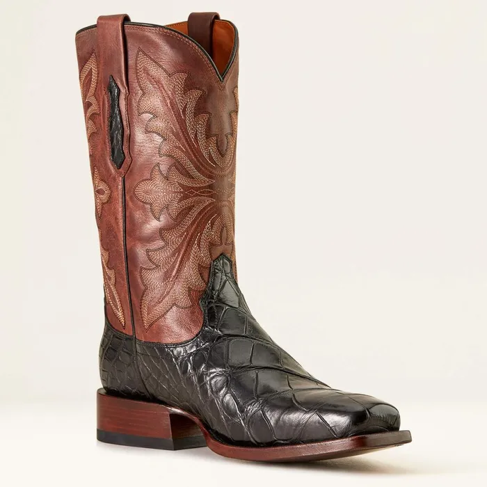 Bench Made Stilwell Western Boot Black American Alligatorwhiskey Brown Men Ariat Western Boots Bench Made Stilwell Western Boot Black American Alligatorwhiskey Brown Men Ariat Western Boots