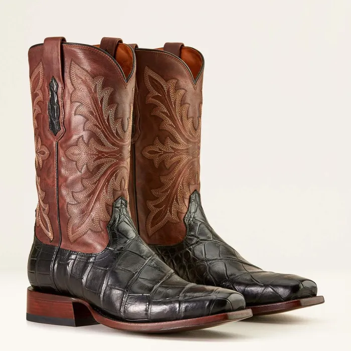 Bench Made Stilwell Western Boot Black American Alligatorwhiskey Brown Men Ariat Western Boots Bench Made Stilwell Western Boot Black American Alligatorwhiskey Brown Men Ariat Western Boots
