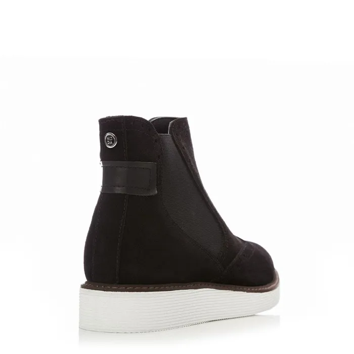 Black Boots Women Moda In Pelle Cheena Black Suede
