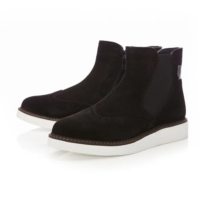 Black Boots Women Moda In Pelle Cheena Black Suede