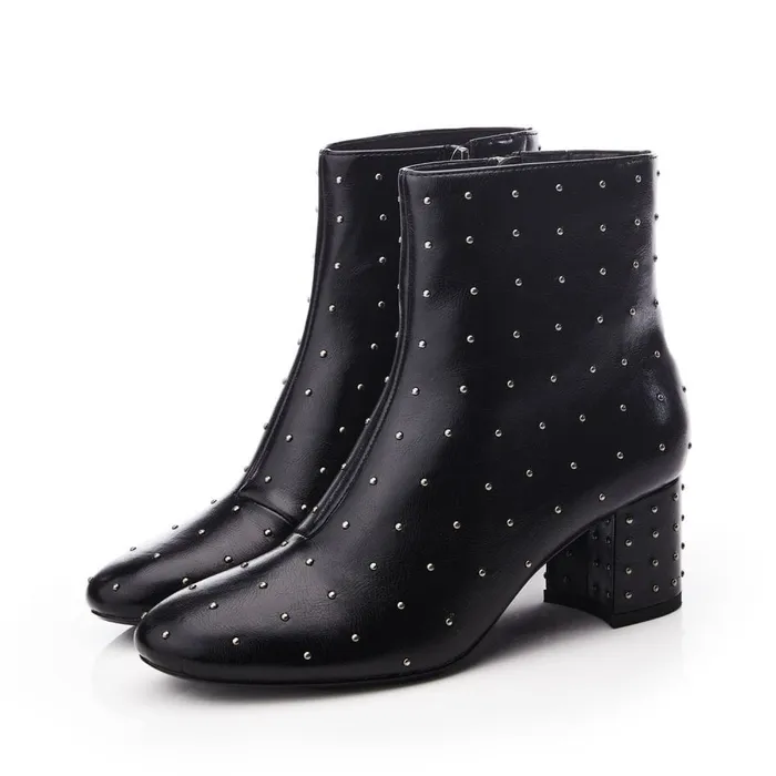 Black Boots Women Moda In Pelle Kravitz Black Porvair