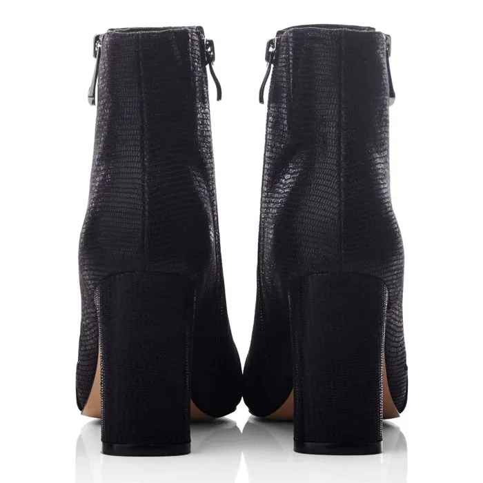 Black Boots Women Moda In Pelle Kyrye Black Suede