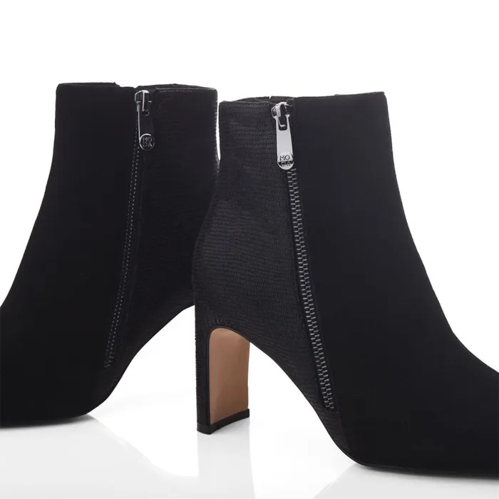 Black Boots Women Moda In Pelle Kyrye Black Suede