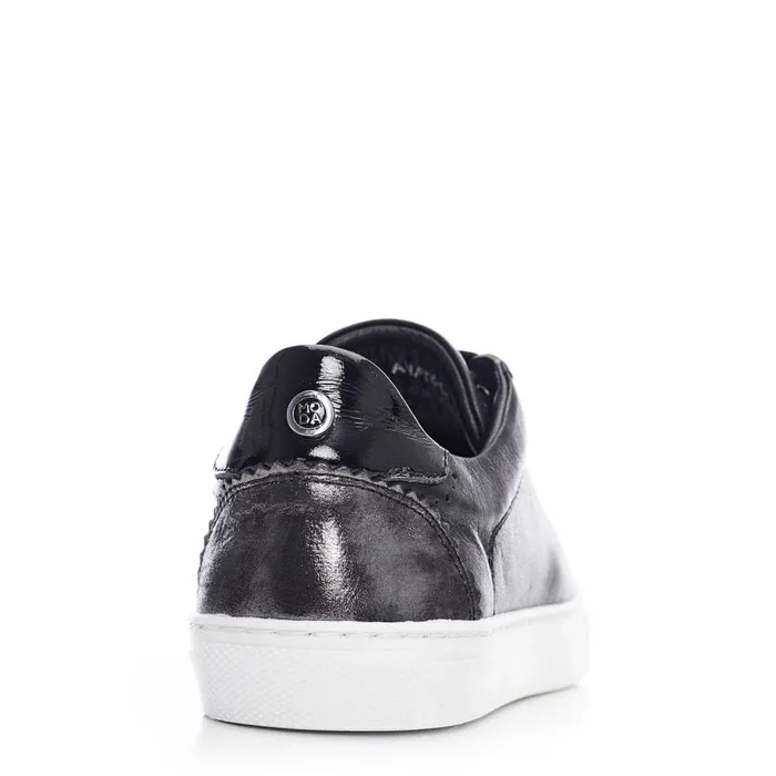 Black Trainers Women Moda In Pelle Anatoli Black Leather