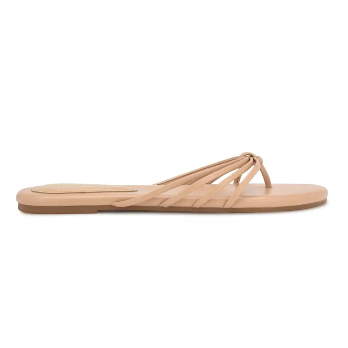 Blithe Flat Sandals Warm Blush Women Nine West Flats