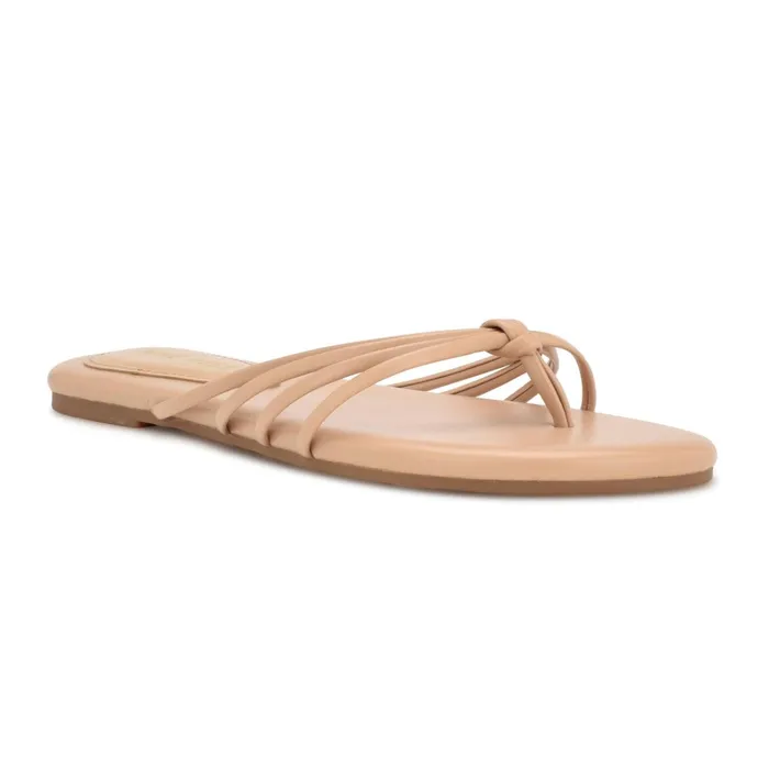 Blithe Flat Sandals Warm Blush Women Nine West Flats Blithe Flat Sandals Warm Blush Women Nine West Flats