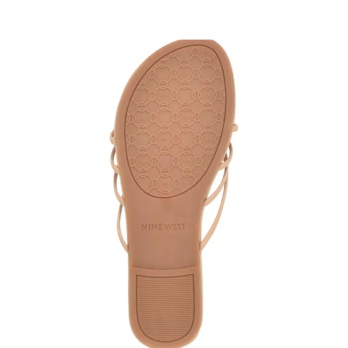 Blithe Flat Sandals Warm Blush Women Nine West Flats Blithe Flat Sandals Warm Blush Women Nine West Flats