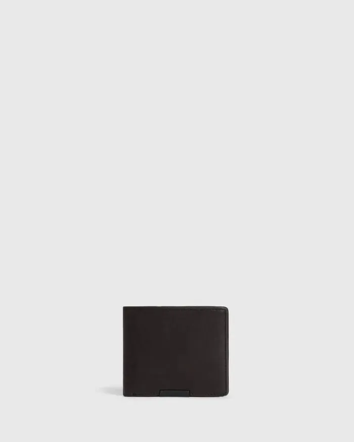 Blyth Leather Wallet Black Men AllSaints Bags and Wallets