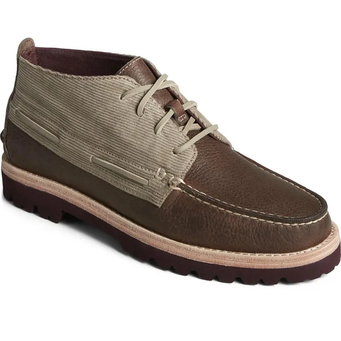 Boat Shoes Men Sperry Authentic Original Chukka Corduroy Boot Taupe Boat Shoes Men Sperry Authentic Original Chukka Corduroy Boot Taupe