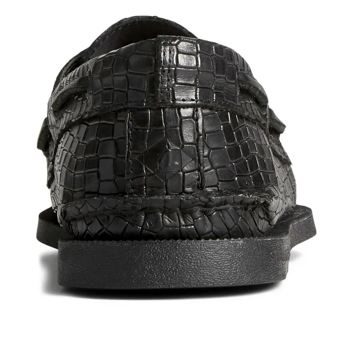 Boat Shoes Men Sperry Authentic Original Croc Embossed Boat Shoe Black Boat Shoes Men Sperry Authentic Original Croc Embossed Boat Shoe Black