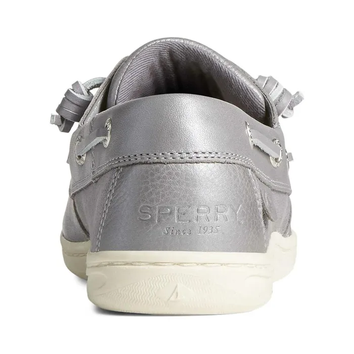 Boat Shoes Women Sperry Songfish Pearlized Boat Shoe Silver Boat Shoes Women Sperry Songfish Pearlized Boat Shoe Silver