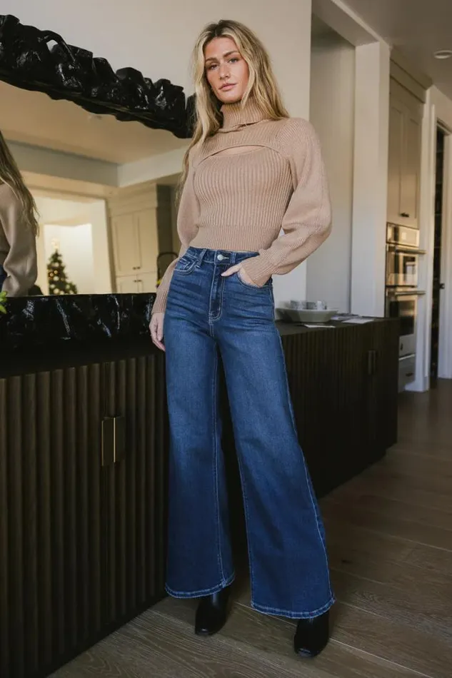 Bohme Denim Amy Wide Leg Jeans 8211 FINAL SALE Dark Wash 8211 Women Bohme Denim Amy Wide Leg Jeans 8211 FINAL SALE Dark Wash 8211 Women