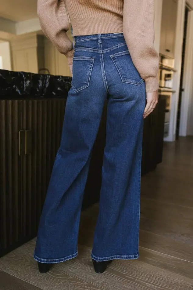 Bohme Denim Amy Wide Leg Jeans 8211 FINAL SALE Dark Wash 8211 Women Bohme Denim Amy Wide Leg Jeans 8211 FINAL SALE Dark Wash 8211 Women