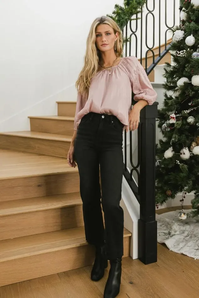 Bohme Denim Avery Straight Leg Jeans 8211 FINAL SALE Black 8211 Women Bohme Denim Avery Straight Leg Jeans 8211 FINAL SALE Black 8211 Women