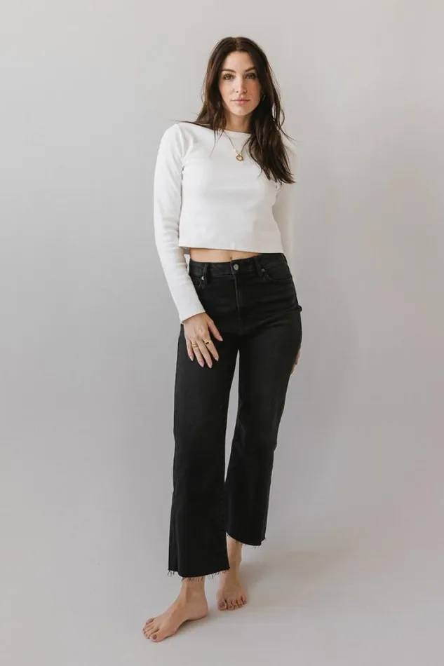 Bohme Denim Avery Straight Leg Jeans 8211 FINAL SALE Black 8211 Women Bohme Denim Avery Straight Leg Jeans 8211 FINAL SALE Black 8211 Women