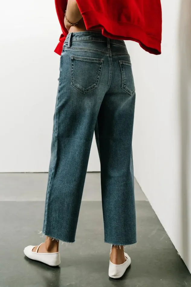 Bohme Denim Colette Wide Leg Jeans In Medium Wash Medium Wash 8211 Women Bohme Denim Colette Wide Leg Jeans In Medium Wash Medium Wash 8211 Women