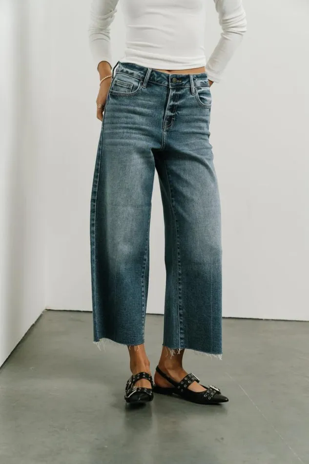 Bohme Denim Colette Wide Leg Jeans In Medium Wash Medium Wash 8211 Women Bohme Denim Colette Wide Leg Jeans In Medium Wash Medium Wash 8211 Women