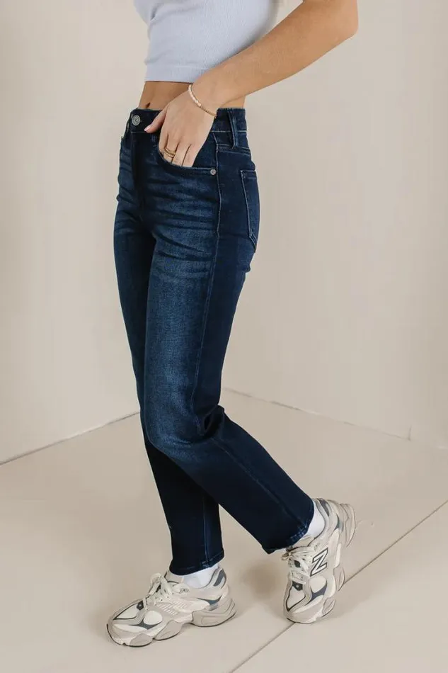 Bohme Denim Jenni Straight Leg Jeans Dark Wash 8211 Women Bohme Denim Jenni Straight Leg Jeans Dark Wash 8211 Women