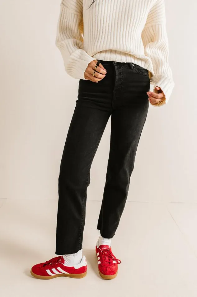 Bohme Denim Tayja Wide Leg Jeans Black 8211 Women