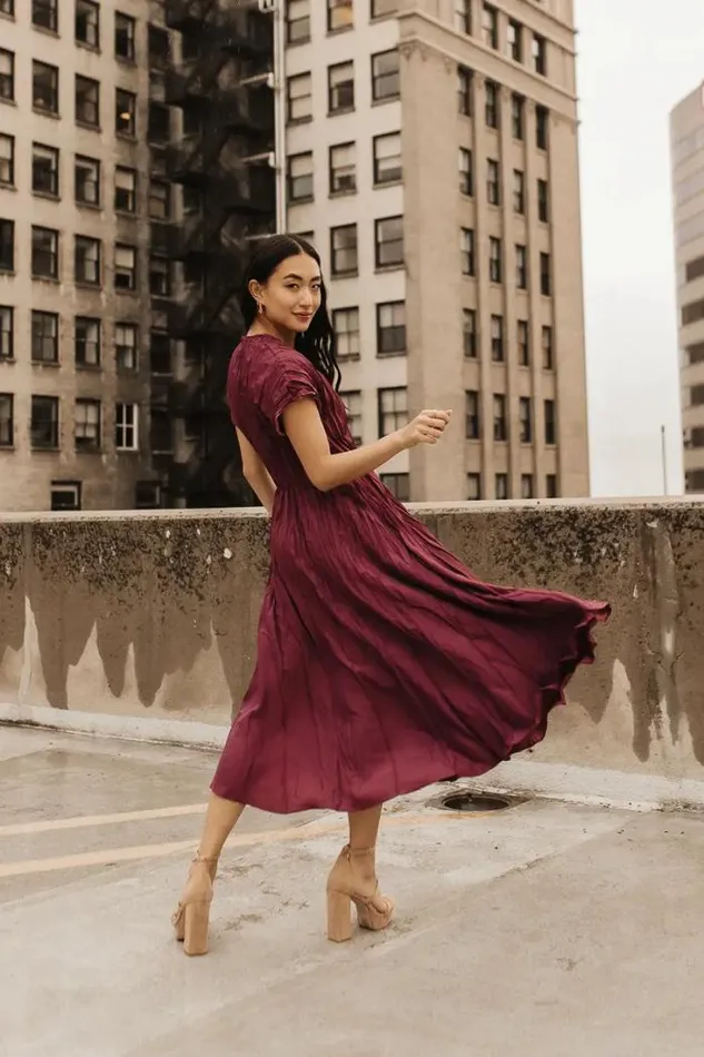 Bohme Dresses Annaleigh Midi Dress In Mauve Mauve 8211 Women Bohme Dresses Annaleigh Midi Dress In Mauve Mauve 8211 Women