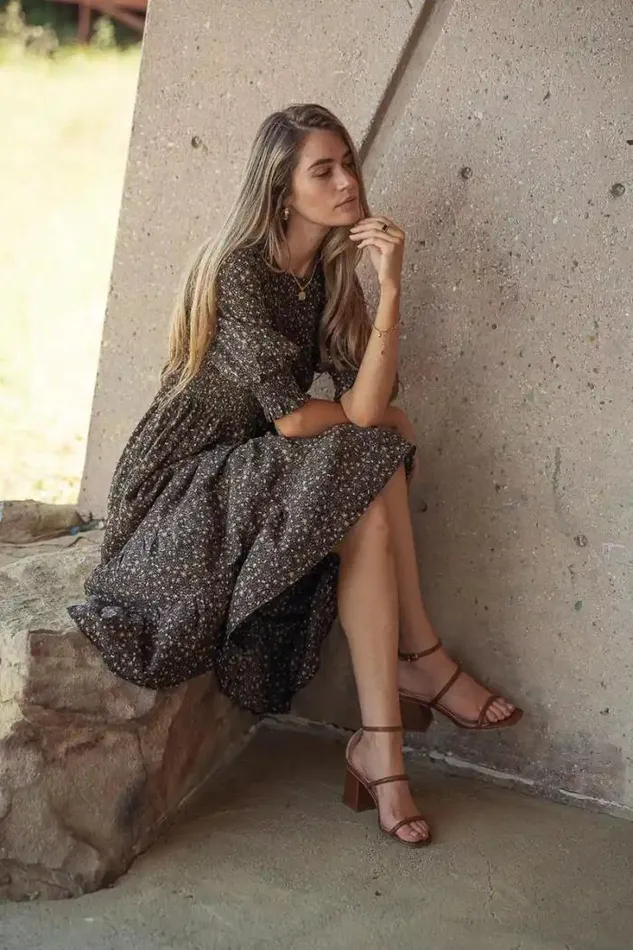 Bohme Dresses Billie Floral Dress 8211 FINAL SALE Black 8211 Women Bohme Dresses Billie Floral Dress 8211 FINAL SALE Black 8211 Women