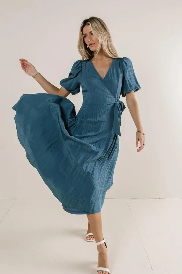 Bohme Dresses Brielle Midi Dress In Teal Teal 8211 Women Bohme Dresses Brielle Midi Dress In Teal Teal 8211 Women