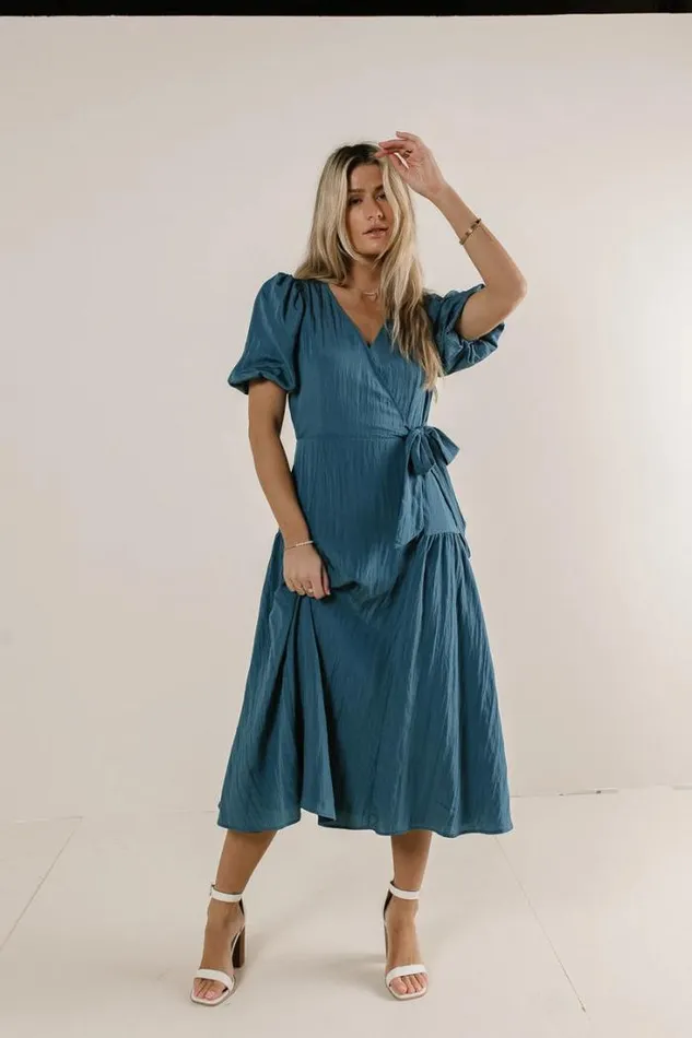 Bohme Dresses Brielle Midi Dress In Teal Teal 8211 Women Bohme Dresses Brielle Midi Dress In Teal Teal 8211 Women