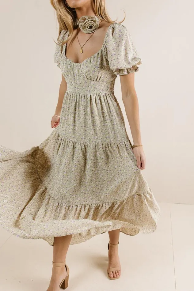Bohme Dresses Buy Yourself Flowers Dress Sage 8211 Women