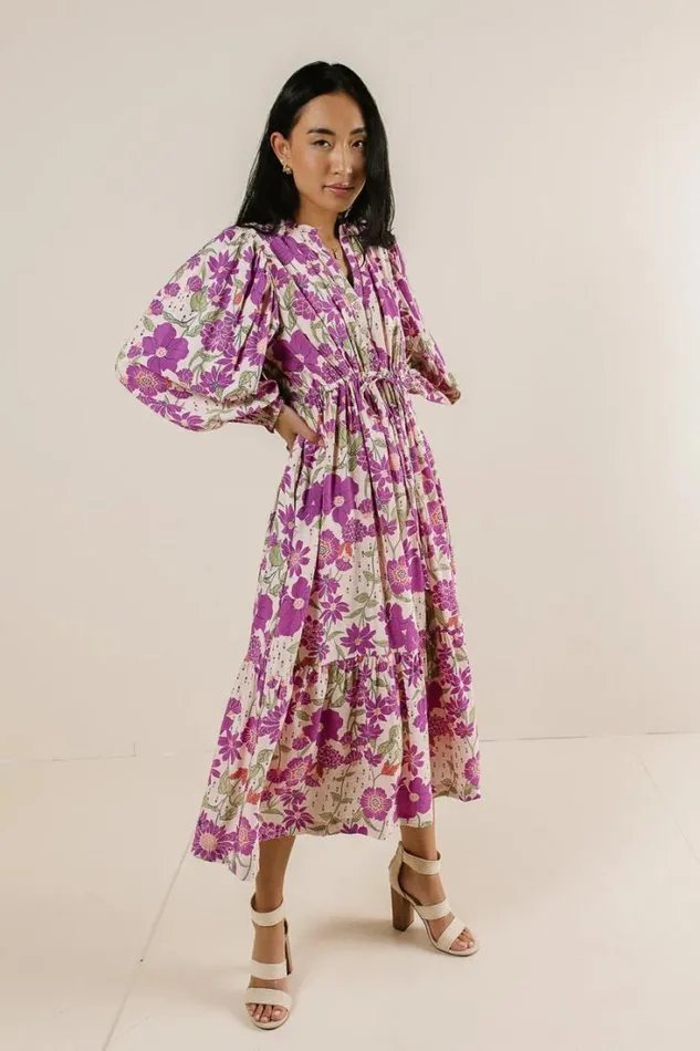 Bohme Dresses Cienne Floral Dress Lilac 8211 Women Bohme Dresses Cienne Floral Dress Lilac 8211 Women