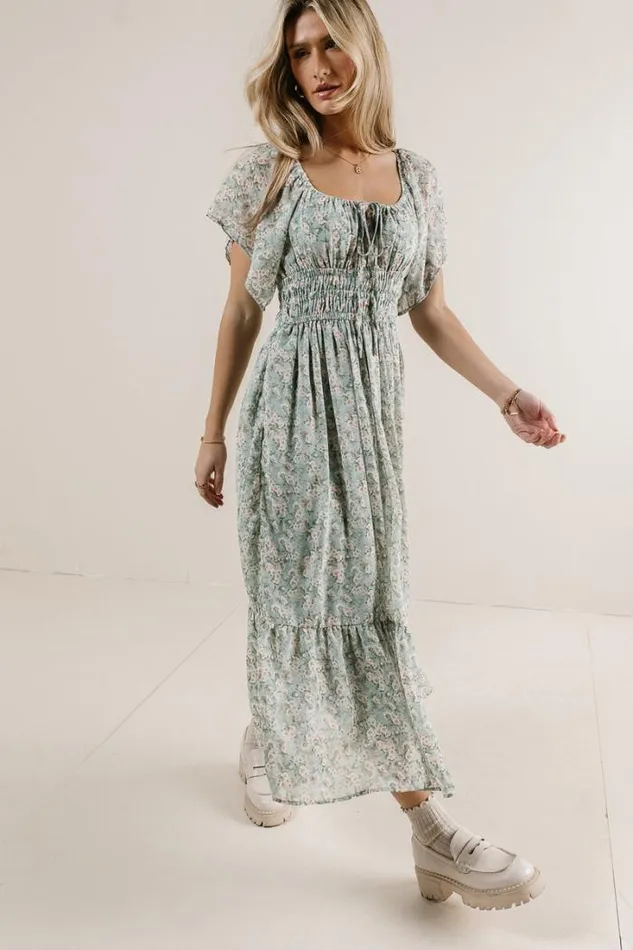 Bohme Dresses Dasia Floral Dress Sage 8211 Women Bohme Dresses Dasia Floral Dress Sage 8211 Women