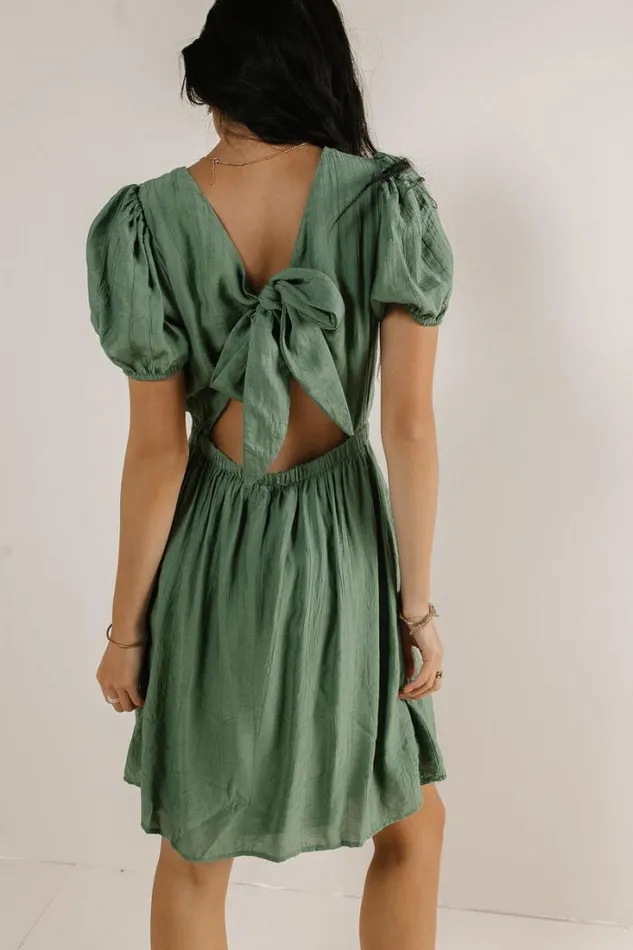 Bohme Dresses Dillon Mini Dress Green 8211 Women Bohme Dresses Dillon Mini Dress Green 8211 Women