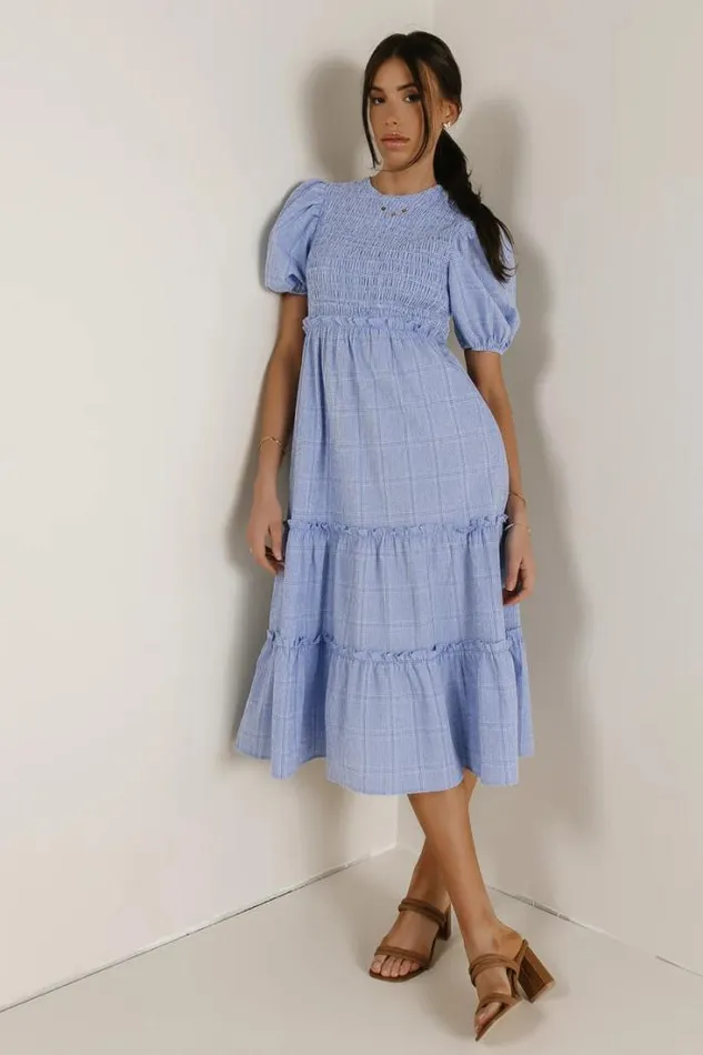 Bohme Dresses Dorothy Gingham Dress Blue 8211 Women