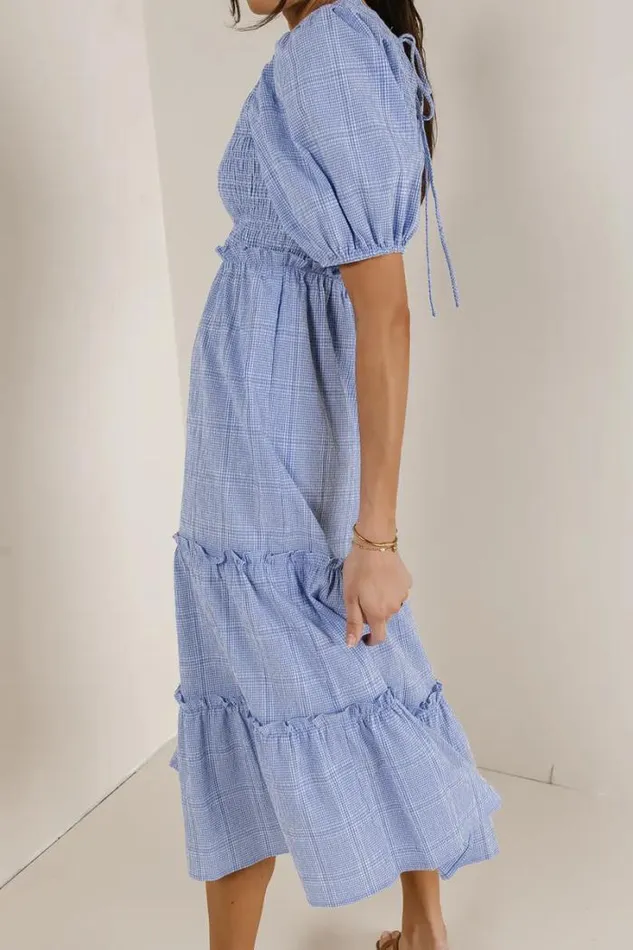 Bohme Dresses Dorothy Gingham Dress Blue 8211 Women Bohme Dresses Dorothy Gingham Dress Blue 8211 Women