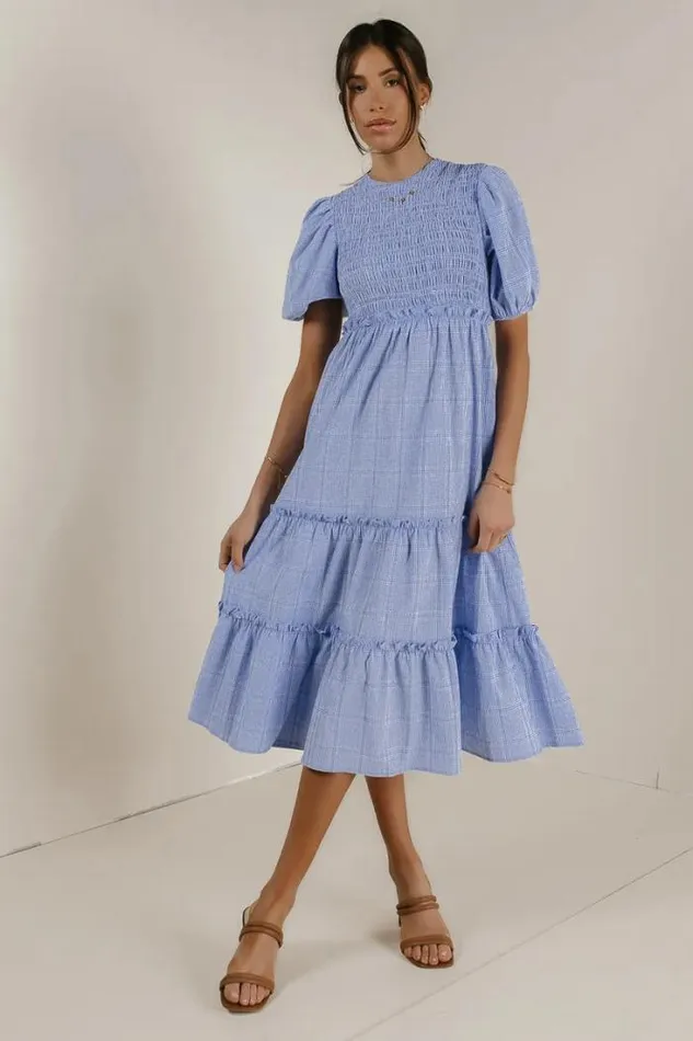 Bohme Dresses Dorothy Gingham Dress Blue 8211 Women Bohme Dresses Dorothy Gingham Dress Blue 8211 Women