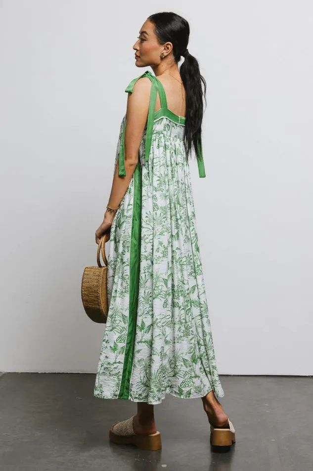 Bohme Dresses Eva Floral Dress In Green Green 8211 Women Bohme Dresses Eva Floral Dress In Green Green 8211 Women
