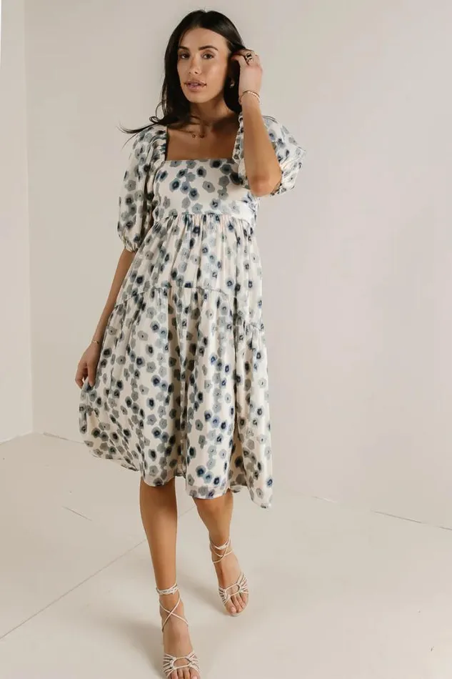 Bohme Dresses In The Fields Midi Dress In Blue Blue 8211 Women Bohme Dresses In The Fields Midi Dress In Blue Blue 8211 Women