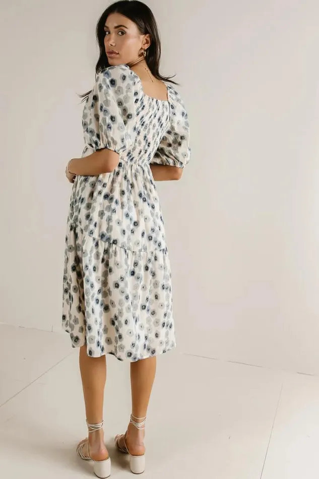 Bohme Dresses In The Fields Midi Dress In Blue Blue 8211 Women Bohme Dresses In The Fields Midi Dress In Blue Blue 8211 Women