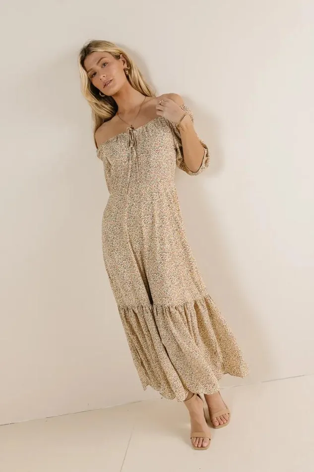 Bohme Dresses Indira Ditsy Floral Dress Yellow 8211 Women Bohme Dresses Indira Ditsy Floral Dress Yellow 8211 Women