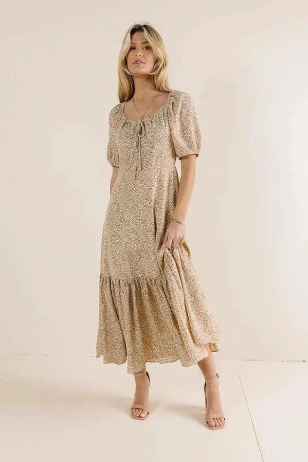 Bohme Dresses Indira Ditsy Floral Dress Yellow 8211 Women Bohme Dresses Indira Ditsy Floral Dress Yellow 8211 Women