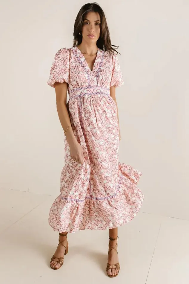Bohme Dresses Kamree Floral Embroidered Dress Red 8211 Women Bohme Dresses Kamree Floral Embroidered Dress Red 8211 Women