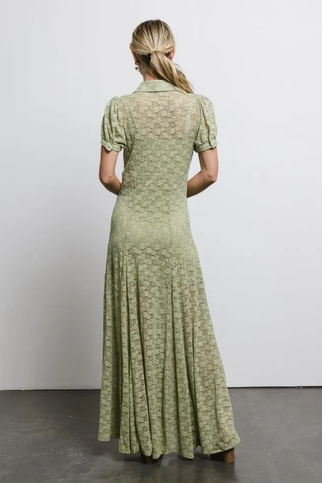 Bohme Dresses Lace Button Up Dress In Sage Sage 8211 Women Bohme Dresses Lace Button Up Dress In Sage Sage 8211 Women