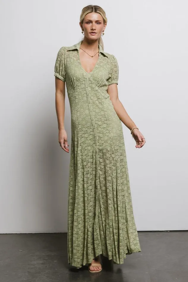 Bohme Dresses Lace Button Up Dress In Sage Sage 8211 Women Bohme Dresses Lace Button Up Dress In Sage Sage 8211 Women