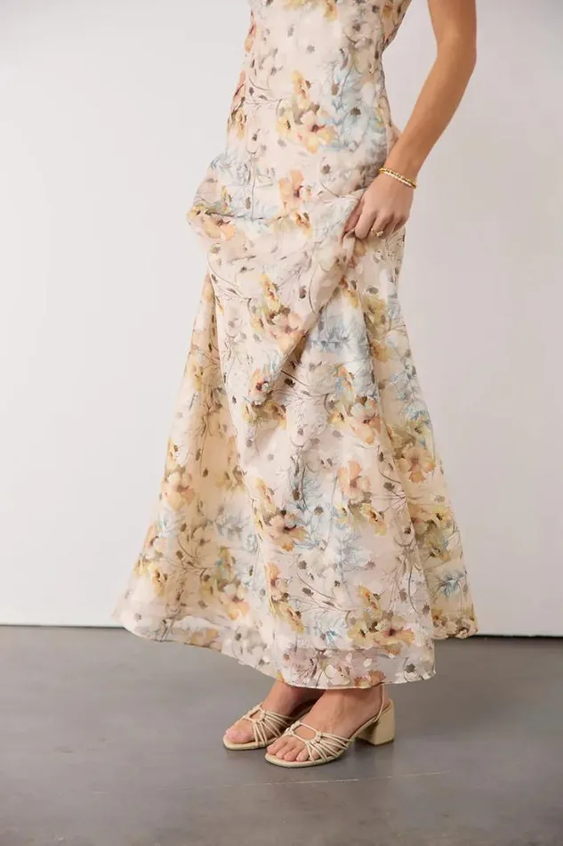 Bohme Dresses Libbie Floral Maxi Dress Beige 8211 Women Bohme Dresses Libbie Floral Maxi Dress Beige 8211 Women