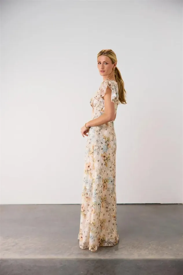 Bohme Dresses Libbie Floral Maxi Dress Beige 8211 Women Bohme Dresses Libbie Floral Maxi Dress Beige 8211 Women
