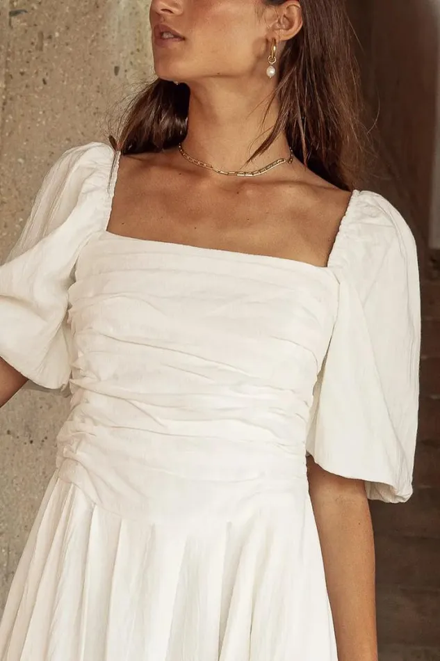 Bohme Dresses Loxley Midi Dress In Cream 8211 Final Sale Cream 8211 Women Bohme Dresses Loxley Midi Dress In Cream 8211 Final Sale Cream 8211 Women